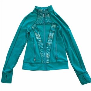 Lululemon Ivivva turquoise jacket